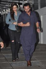 Saif Ali Khan & Kareena Kapoor snapped in Bandra, Mumbai on 11th Sept 2014